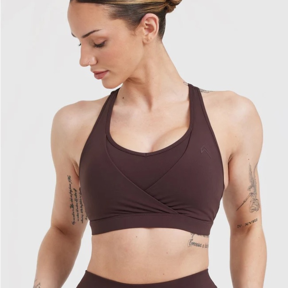 Oner Active Unified Layered Sports Bra - Plum Brown